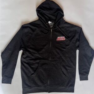 Lynyrd Skynyrd Black Lightweight Concert Zip Hoodie Jacket - Brand New